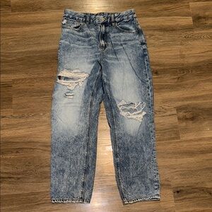 Distressed Blue Jeans for Women